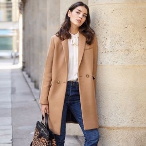 Sézane Joe Coat (Camel, US 4)